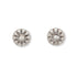 14kt White Gold Diamond Filigree Stud Earrings