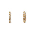 14KT Yellow Gold & Diamond Huggie Hoops