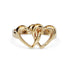 14KT Yellow Gold Double Heart Ring