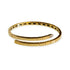 14KT Yellow Gold and Diamond Bypass Bangle Bracelet