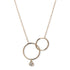 14KT Yellow Gold & Pink Sapphire Diamond-by-the-Yard Necklace