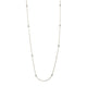 18KT, 9 DIAMOND-BY-THE-YARD NECKLACE, 1.5CT