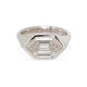 14kt Hexagon Lab Grown Diamond Ring