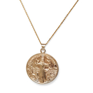 14KT SAINT FRANCIS CHARM is a perfect gift for animal lovers.