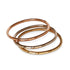 Set of 3 Vintage 14kt Tri-Color Gold Bangle Bracelets