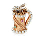 14kt Golf Club Bag Charm with Moveable Clubs!