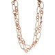 Super Unique, perhaps one of a kind, 18KT ROSE GOLD IPPOLITA MIXED LINK NECKLACE.