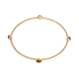 This Bangle is great for stacking. 18kt yellow gold citrine bangle. 