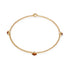 18kt Yellow Gold Citrine Station Bangle
