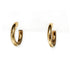 18kt Yellow Gold Tiffany and Company Small Hollow Hoop Earrings