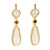 Mexican Opal Earrings set in Yellow Gold