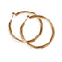 18kt Yellow Gold Classic Hoop Earrings
