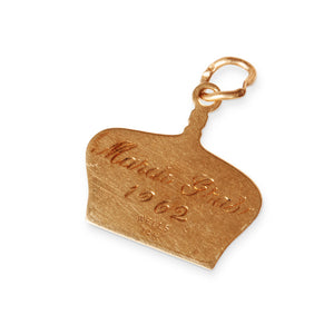 Vintage 14kt Mardi Gras Charm from 1962