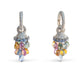 18KT DIAMOND AND SAPPHIRE EARRINGS