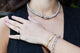 David Yurman Silver and Diamond Clasp with Grey Pearls