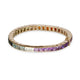 14KT Yellow Gold Colored Gemstone Bracelet