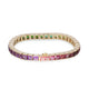 14KT Yellow Gold Colored Gemstone Bracelet