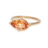 18K Yellow Gold East-West Imperial Topaz Ring