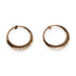 Amazing 14kt Yellow Gold Hoop Earrings 30mm