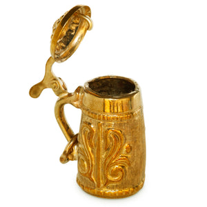 18KT BEER STEIN CHARM