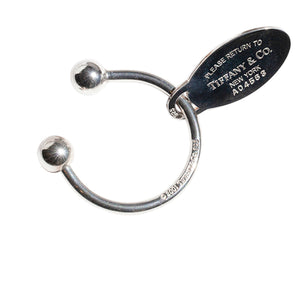 TIFFANY & COMPANY SILVER STIRRUP KEY RING