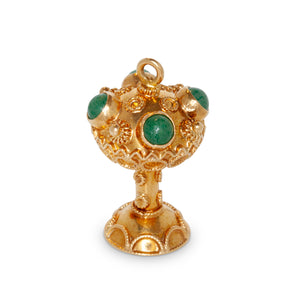 18KT YELLOW CHALICE CHARM