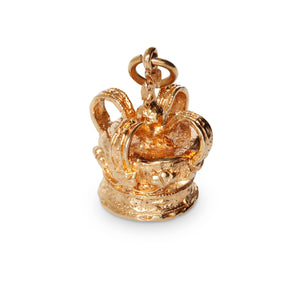 14KT YELLOW GOLD CROWN CHARM