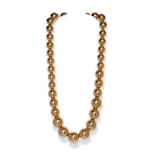 14KT VINTAGE VICTORIAN GOLD BEAD NECKLACE