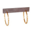 14kt Yellow Gold Twisted Hoop Earrings – 1.75"