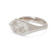 14KT LAB-GROWN HEXAGON DIAMOND RING