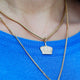 If you love Mardi Gras, you will love this 14kt yellow gold Mardi Gras Charm/Pendant.