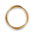 David Yurman 18K Yellow Gold Cable Crossover Bangle Bracelet
