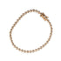 14kt Yellow Gold Diamond Bubble Bezel Bracelet