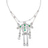 Victorian Emerald & Diamond Platinum Necklace