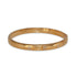 Vintage 18kt Yellow Gold Screw Motif Bangle Bracelet