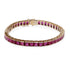 Vintage No Heat Ruby Tennis Bracelet
