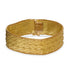 Vintage 18kt Yellow Gold Wide Mesh Bracelet