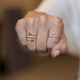 18KT DIAMOND SNAKE RING