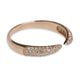 18KT YELLOW OR ROSE GOLD PAVE DIAMOND CLAW RINGS