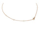 14KT YELLOW GOLD & DIAMOND STARBURST NECKLACE