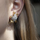 BOLD KURT WAYNE DIAMOND BLOSSOM EARRINGS