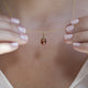 VINTAGE 14KT GOLD & ENAMEL LADYBUG CHARM