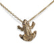 VINTAGE 14KT YELLOW GOLD FROG CHARM