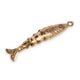 VINTAGE 14KT YELLOW GOLD ARTICULATING FISH CHARM