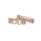 14KT DIAMOND LINK RINGS