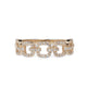14KT DIAMOND LINK RINGS