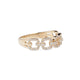 14KT DIAMOND LINK RINGS