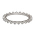 18kt White Gold Bezel-Set Diamond Stacking Eternity Band