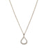18kt Yellow Gold Diamond Teardrop Pendant Necklace