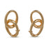 18KT Yellow Gold Tiffany & Co. Interlocking Loop Earrings by Elsa Peretti